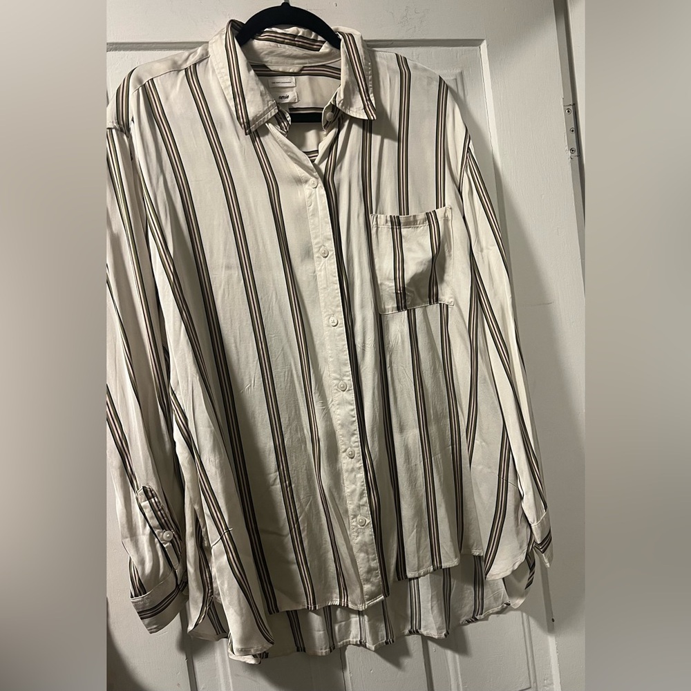 Aerie silky button down